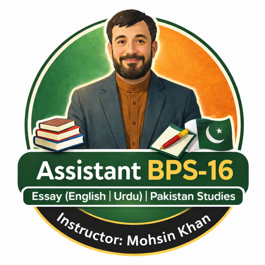 Assistant (BPS-16) / BPSC One Paper